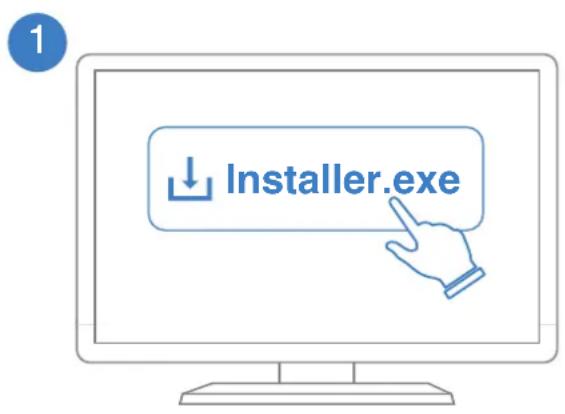 1 ↓ Installer.exe