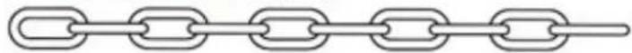 Marcy MWB1282 - 10-Link Kette (1x) - 1