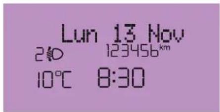 Lun 13 Nov 210 123456km 10°C 8:30