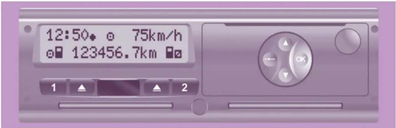 12:50* 75km/h 123456.7km 1 2