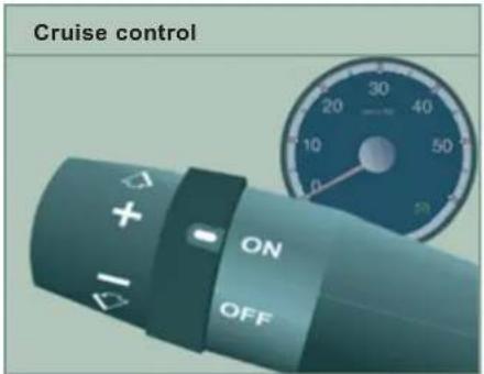 Cruise control ON OFF