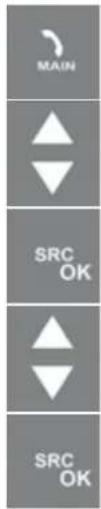 MAIN ▲ ▼ SRC OK ▲ ▼ SRC OK