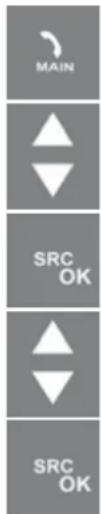 MAIN ▲ ▼ SRC OK ▲ ▼ SRC OK
