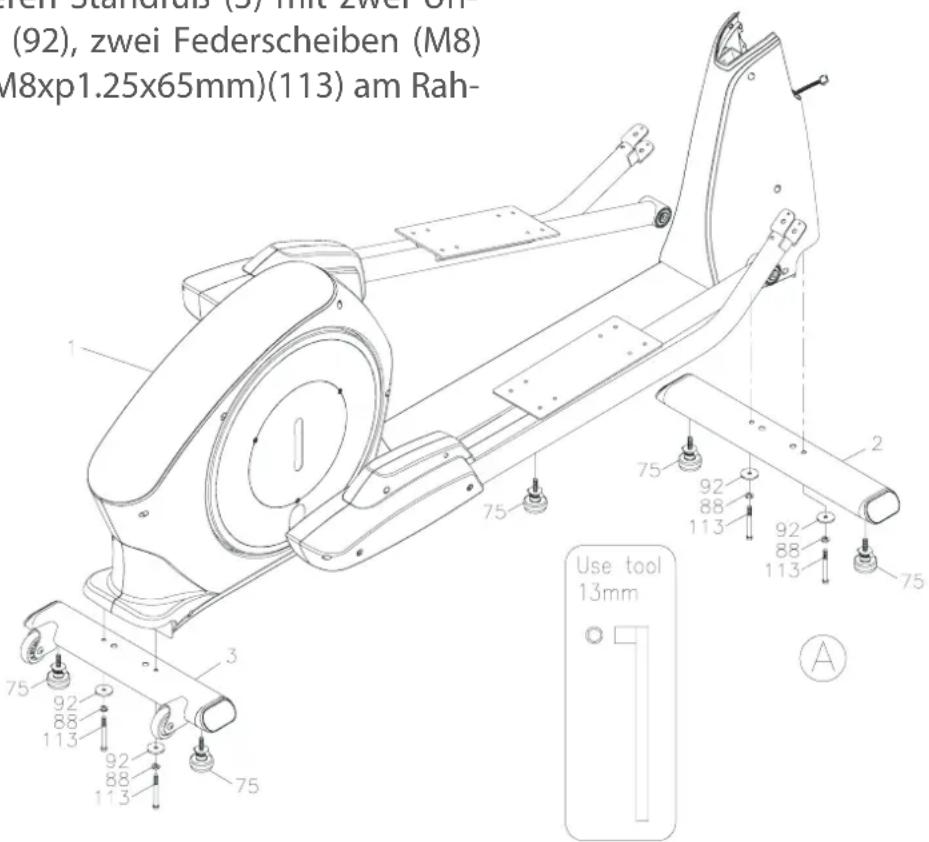 TAURUS X10.5 Smart - Schritt 1: Montage Standfüße und Verstellschrauben - 1