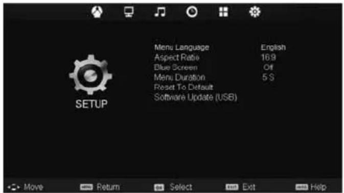 UMC M32/57G_GB-FTCU-UK - SETUP MENU - 1