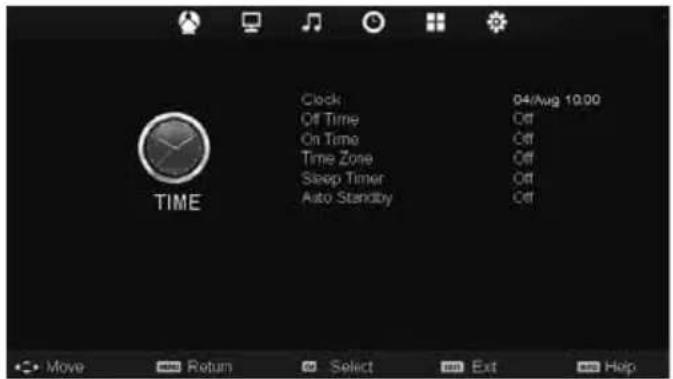 UMC M32/57G_GB-FTCU-UK - TIME MENU - 1