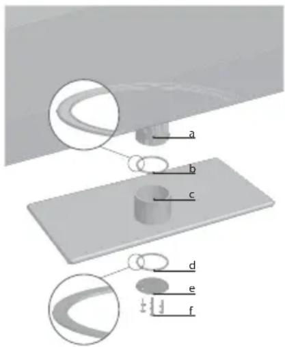 UMC M40/74G-GB-FTCU-UK - Attaching the Stand - 1