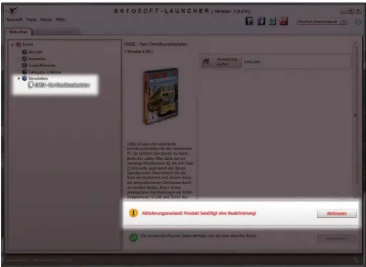 AEROSOFT London Underground Simulator - Wie aktiviere ich ein SOFTWAREPRODUKT? - 1