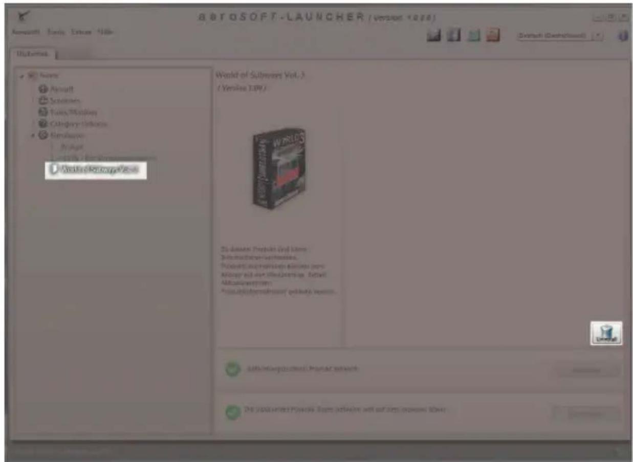 AEROSOFT London Underground Simulator - Deinstallation - 1