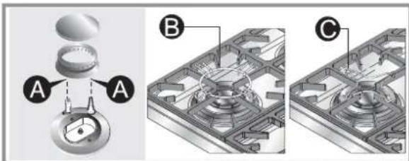SMEG SA9065XS - Lighting of the hob burners - 3