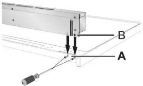 SMEG C6GMXA8 - Positioning the skirt (on some models only) - 1