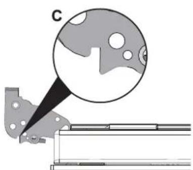 SMEG C6GMXA8 - Removing the door - 3