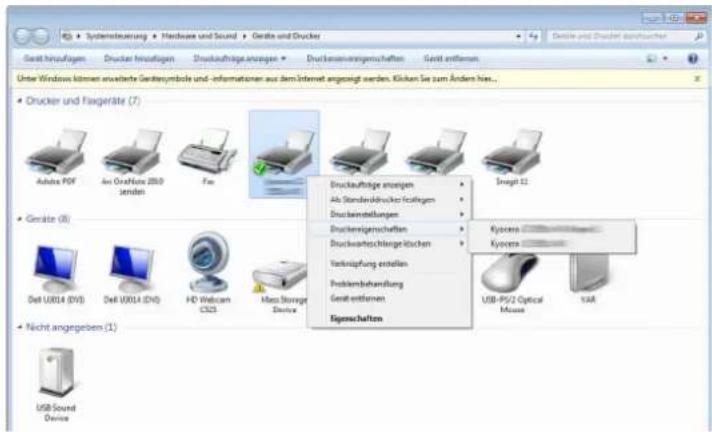 Systemsteuerung - Hardware und Sound - Geräte und Drucker Gesamt hinaufgaben Drucker hinaufgaben Druckaufstige anzogen Druckenswurzugschaften Gesamt entformen Unter Windows können erwartete Gestenymbole und -informationen aus dem Internet angezeigt werden. Kühlen Sie zum Ändern hier... Drucker und Fageräte (7) Adobe PDF Am Oracle 28.0 Zenden Fox Gesäte (8) Dell U0014 (DVS) Dell U0014 (ENV) HD Webcam CNSI Mass Storage Device Nicht angegeben (1) USB Sound Devices Druckaufstige anzogen Ab Standersbrucker fristigen Druckstellungen Druckemigenschaften Druckwertschlättige kitchen Verknüpfung erstellen Problembehandlung Gesamt entformen Eigenschaften Straight 11 Kyocera Kyocera USB-PS/2 Optical Mouse YAR