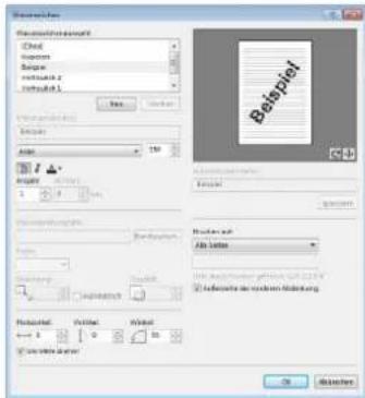 KYOCERA KM-3650w - Auswählen von Seiten für Wasserzeichen - 1