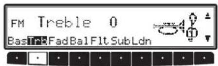 FM Treble 0 BasTnkFadBalFlt SubLdn