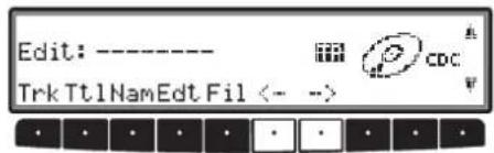 Edit: ---- Trk Ttl Nam Edt Fil <-- -> CDC