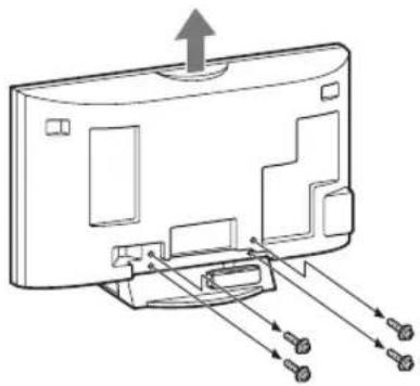 SONY Bravia KLV-40W300A - Detaching the Table- Top Stand from the TV - 1