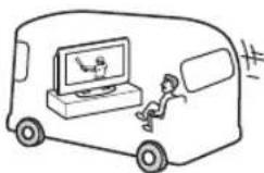 SONY Bravia KLV-46X200A - Vehicle and ceiling - 1