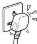 SONY Bravia KLV-46X200A - AC power outlet - 1