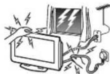 SONY Bravia KLV-46X200A - Lightning storms - 1