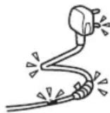 SONY Bravia KLV-46X200A - AC power cord - 1
