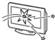 SONY Bravia KLV-46X200A - Broken pieces - 1