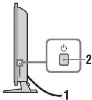 SONY Bravia KLV-46X350A - 5: Performing the initial set-up - 1