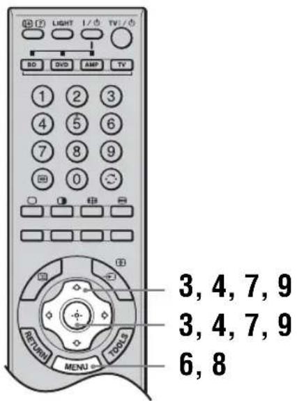 SONY Bravia KLV-46X350A - 5: Performing the initial set-up - 2