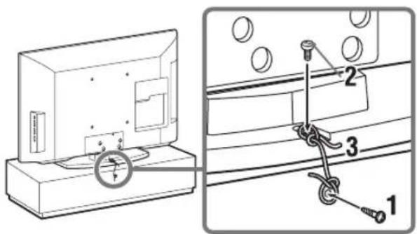 Technical diagram showing a device with a dial indicator and three labeled parts (1, 2, 3) for assembly or maintenance.