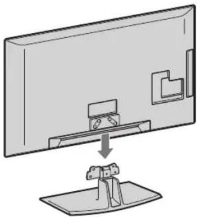 SONY Bravia KLV-40WE5 - 1: Attaching the stand - 1