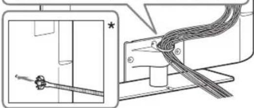 SONY Bravia KLV-42EX410 - 4: Bundling the cables - 9