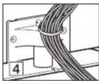 SONY Bravia KLV-42EX410 - 4: Bundling the cables - 4