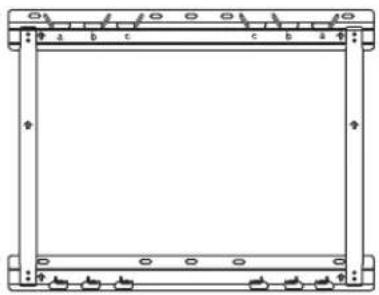 SONY Bravia KLV-42EX410 - When installing the base bracket on the wall (for SU-WL50B): - 3