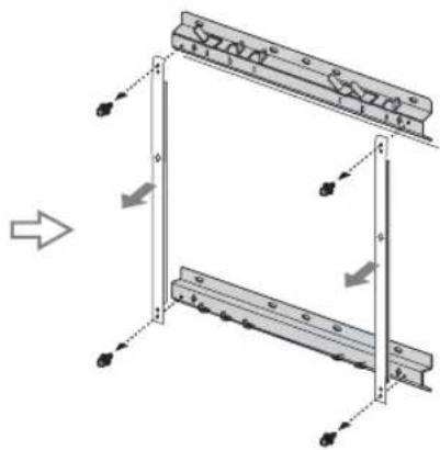 SONY Bravia KLV-42EX410 - When installing the base bracket on the wall (for SU-WL50B): - 4