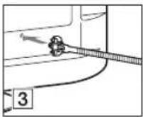 SONY Bravia KLV-42EX410 - 4: Bundling the cables - 7