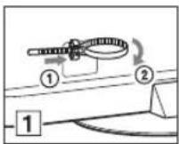 SONY Bravia KLV-42EX410 - 4: Bundling the cables - 5