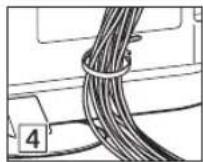 SONY Bravia KLV-42EX410 - 4: Bundling the cables - 8