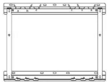 SONY Bravia KDL-26EX420 - When installing the base bracket on the wall (for SU-WL50B): - 2