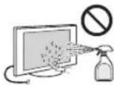 SONY Bravia KDL-26EX420 - Handling and cleaning the screen surface/cabinet of the TV set - 1