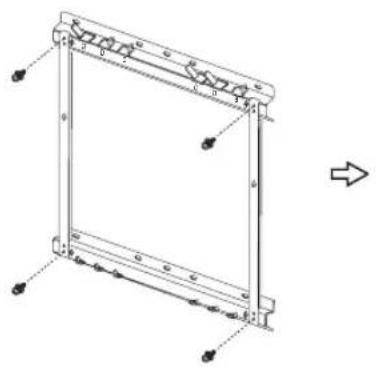 SONY Bravia KDL-26EX420 - When installing the base bracket on the wall (for SU-WL50B): - 1