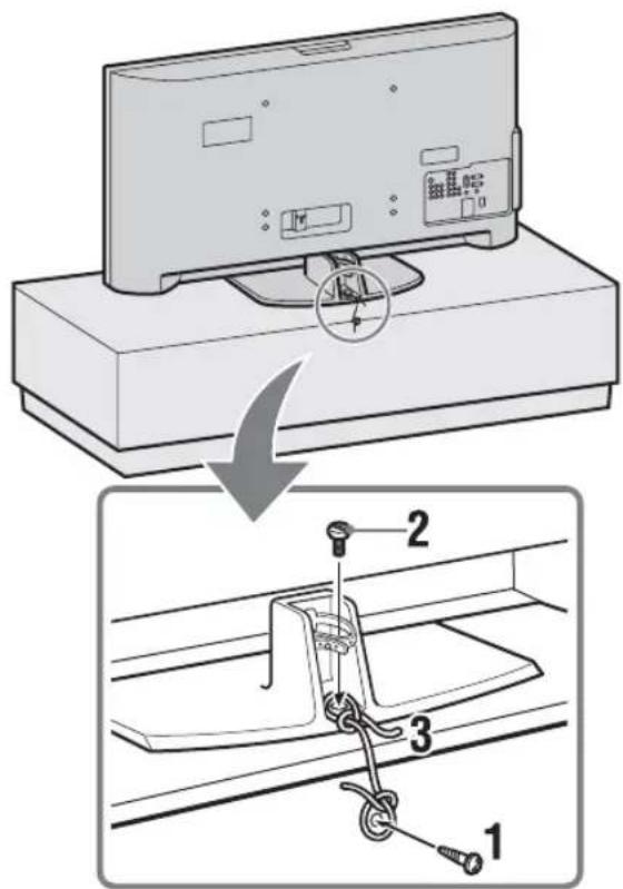 Diagram showing a device with labeled parts and a magnified view of its internal structure, likely illustrating a cable or cable assembly.