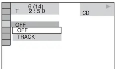 SONY DAV-DZ820KW - Press ↑/↓ to select [SHUFFLE], then press - 1