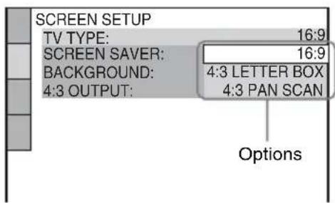 SONY DAV-DZ820KW - Select an item using ↑/↓, then press ⊕. - 1