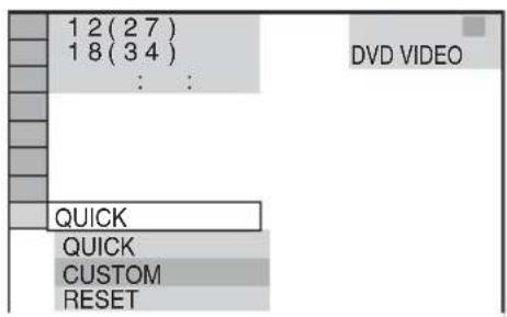SONY DAV-DZ820KW - Press ↑/↓ to select [SETUP], then press - 1