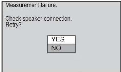 SONY DAV-DZ820KW - ■ The measurement is not OK. - 1