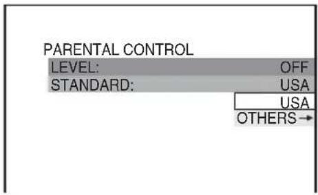 SONY DAV-DZ820KW - Press ↑/↓ to select [STANDARD], then press ⊕. - 1