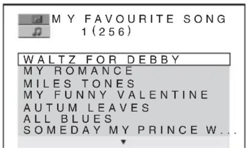 SONY DAV-DZ820KW - ■ When selecting a track - 1