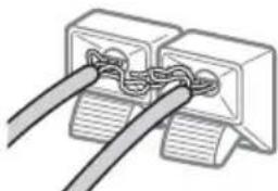 SONY DAV-DZ550 - Examples of poor conditions of the speaker cord - 1