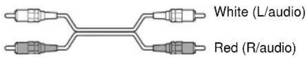 SONY DAV-DZ550 - To connect the AUDIO OUT jacks of a TV to the SAT (AUDIO IN) jacks of this system - 1