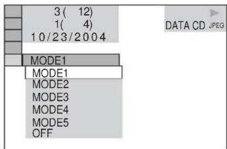 SONY DAV-DZ550 - Press ↑/↓ to select [EFFECT], then press ENTER. - 1